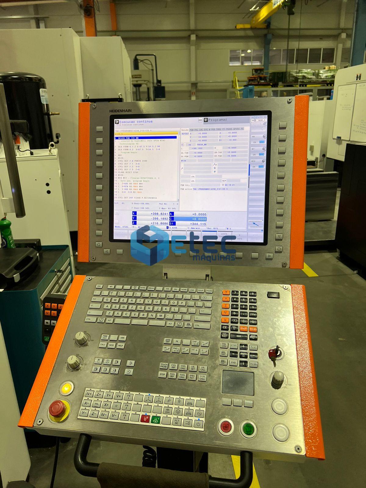 Centro de Usinagem 5 Eixos Mikron Mill P 800 U D