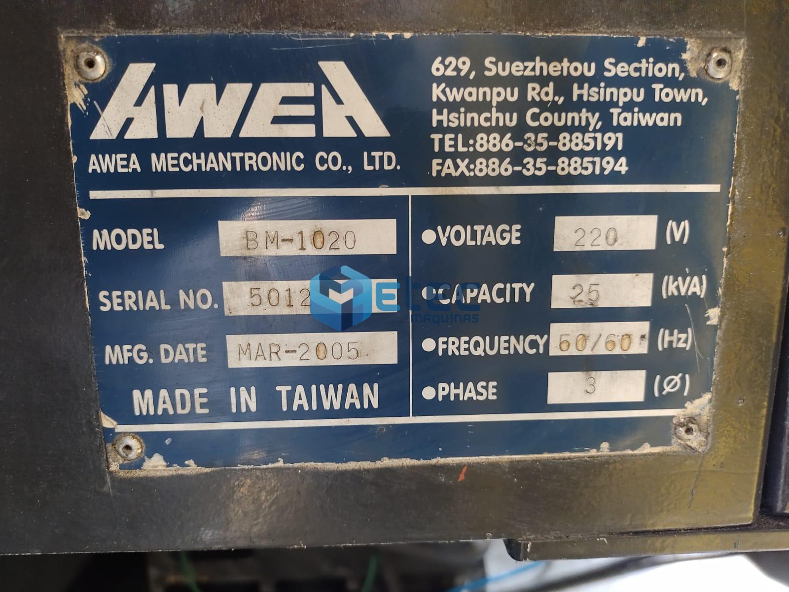 Centro de Usinagem Awea BM1020