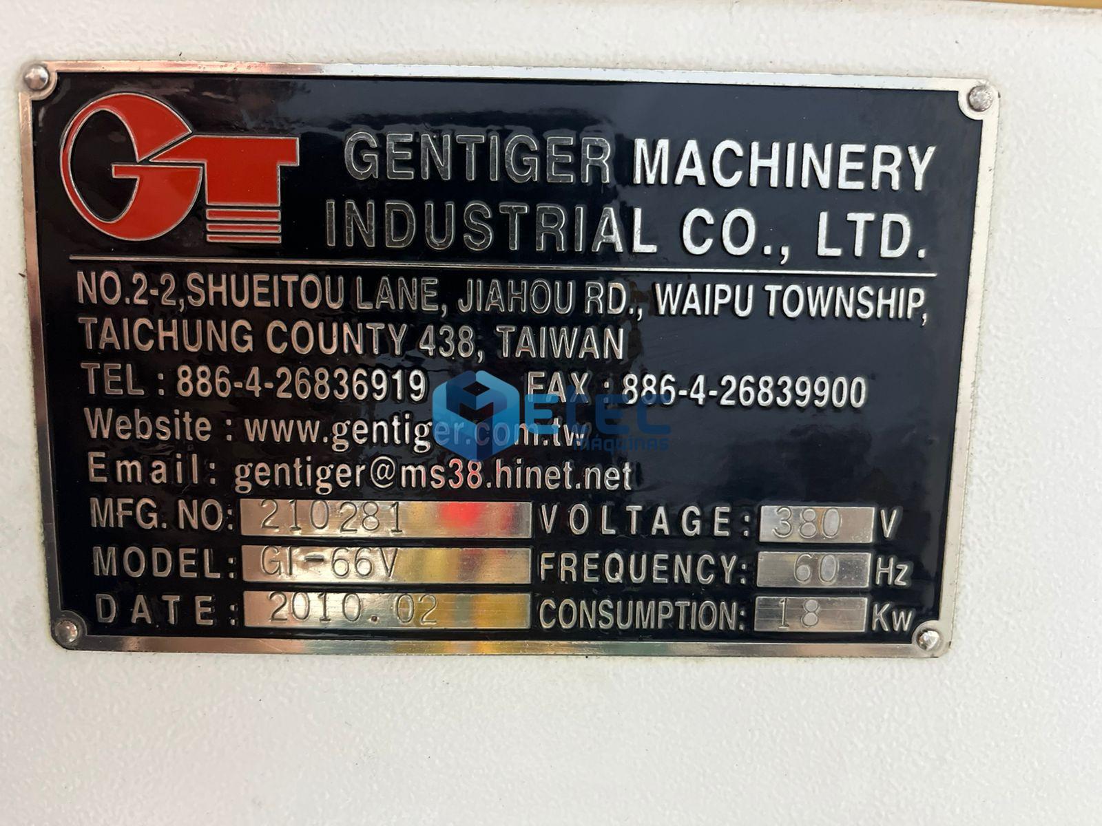 Centro de Usinagem High Speed Gentiger GT66V