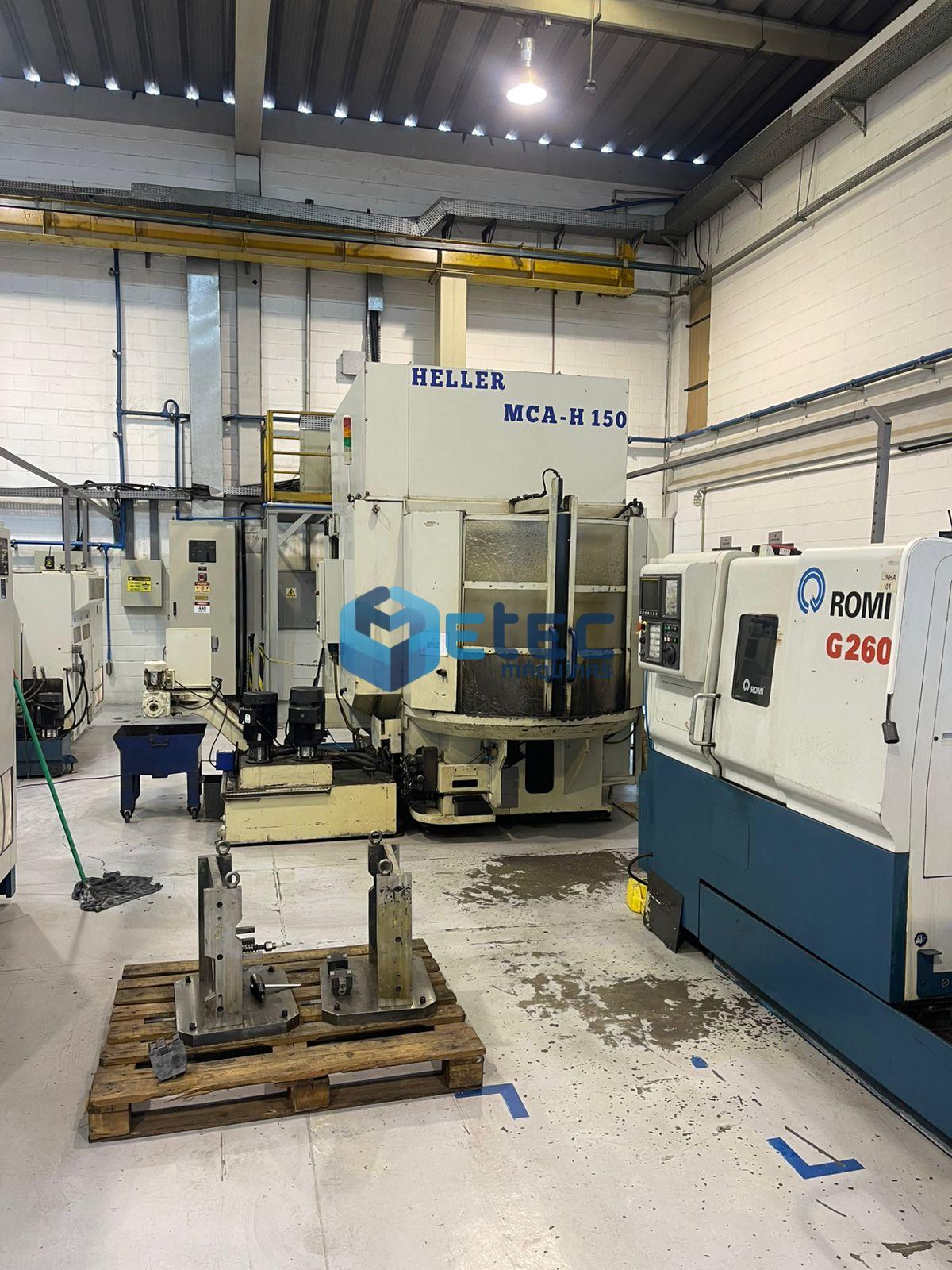 Centro de Usinagem Horizontal Duplo Pallet Heller MCA-H150