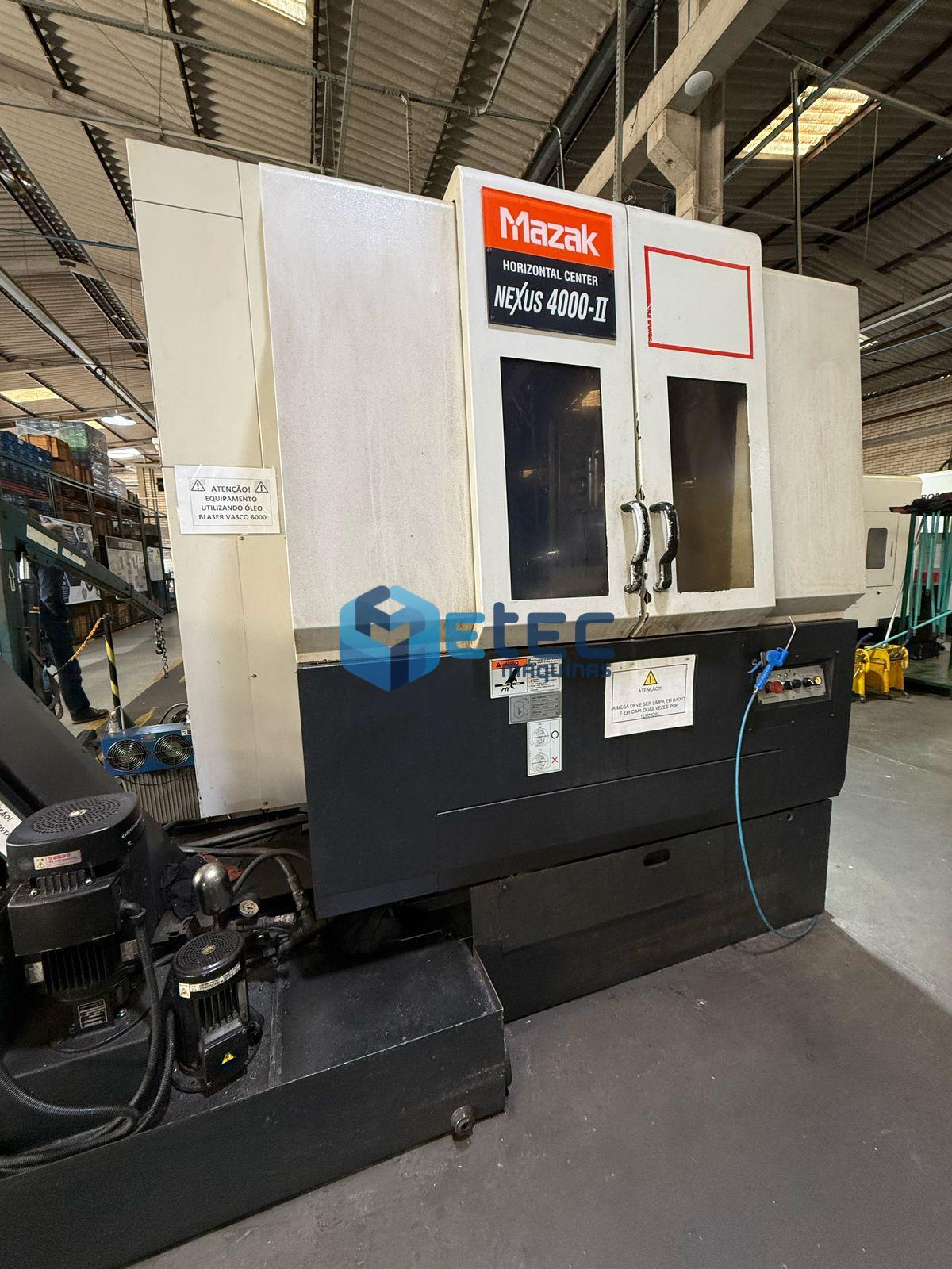 Centro de Usinagem Horizontal Duplo Pallet Mazak HCN 4000