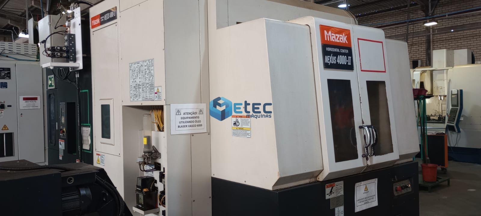 Centro de Usinagem Horizontal Duplo Pallet Mazak HCN 4000