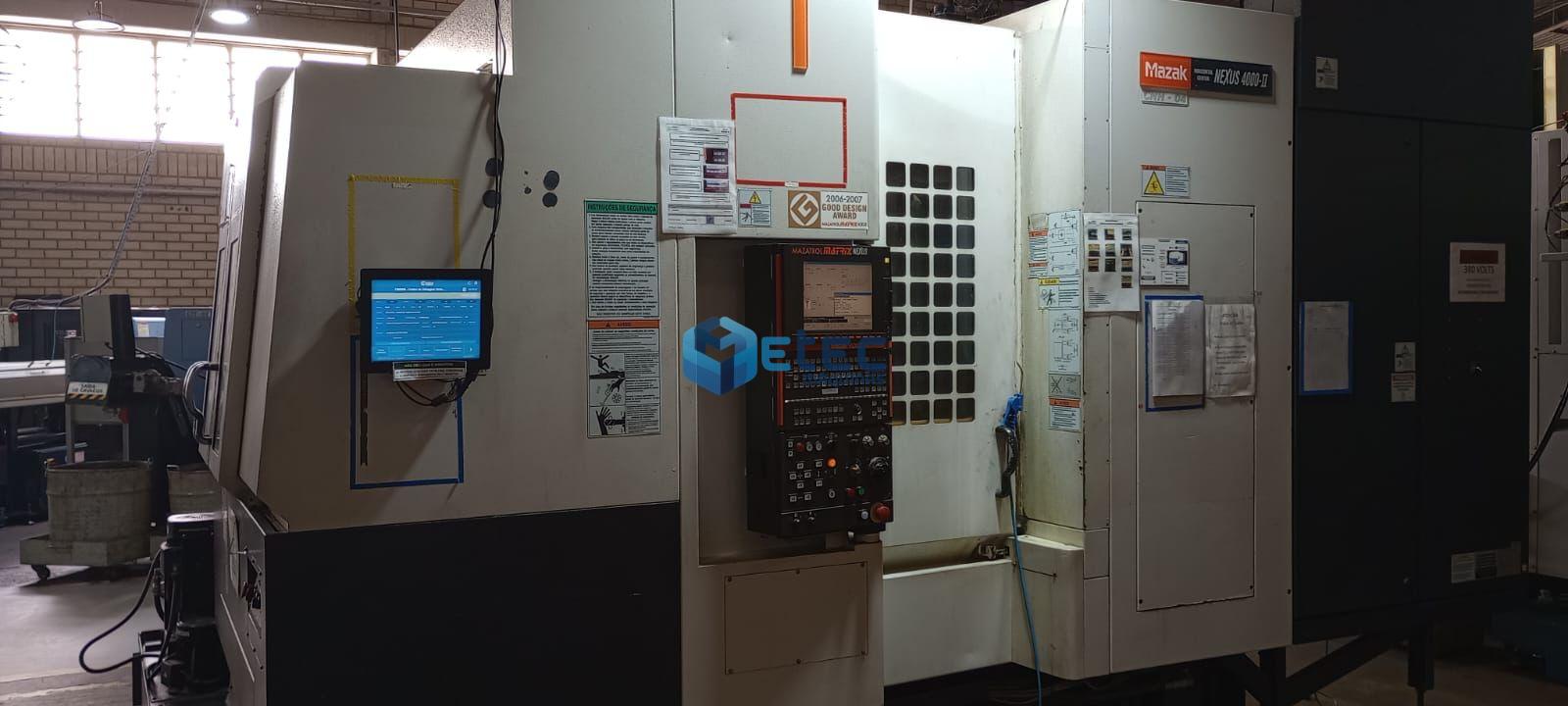 Centro de Usinagem Horizontal Duplo Pallet Mazak HCN 4000