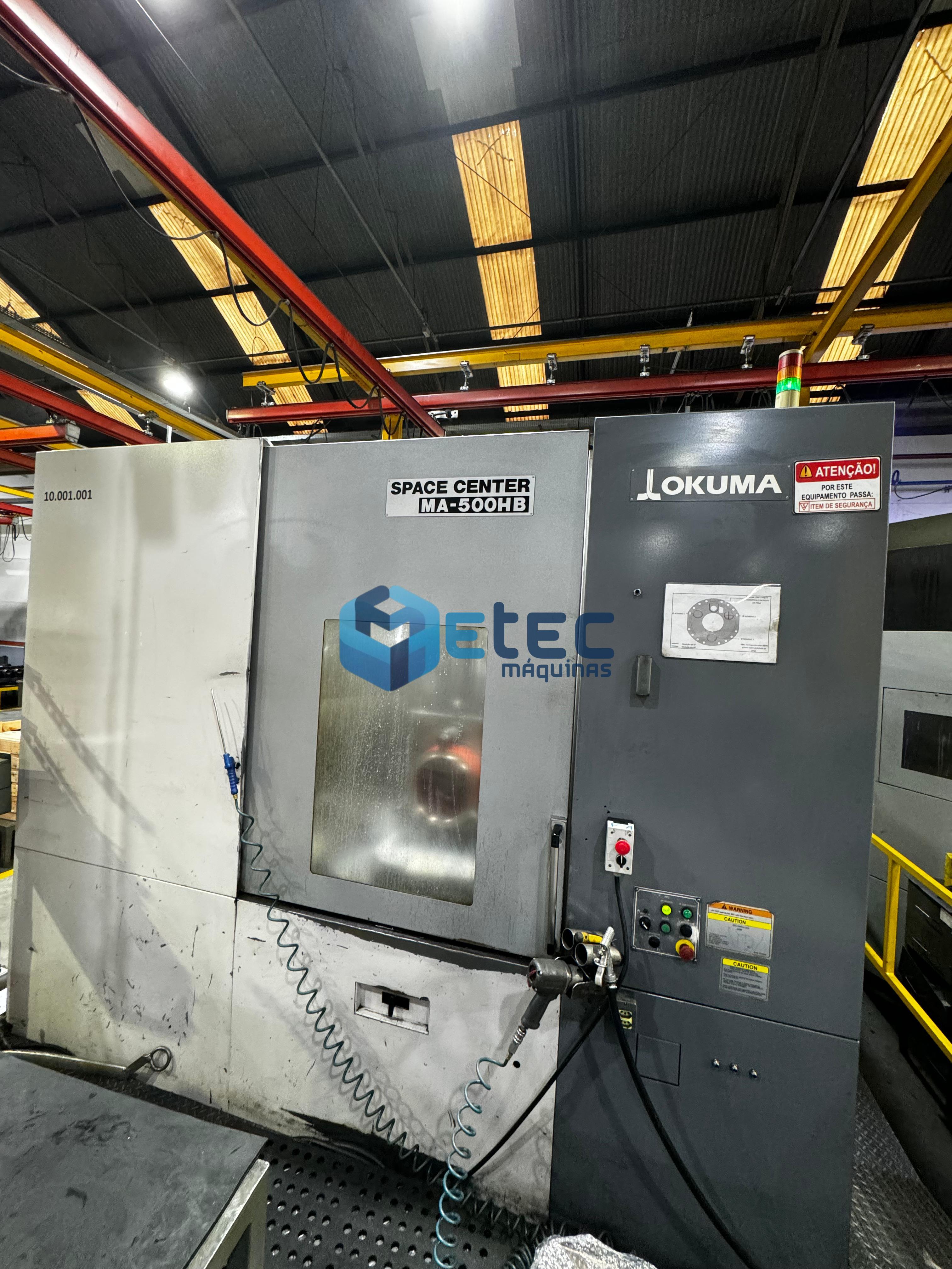 Centro de Usinagem Horizontal Duplo Pallet Okuma MA 500HB