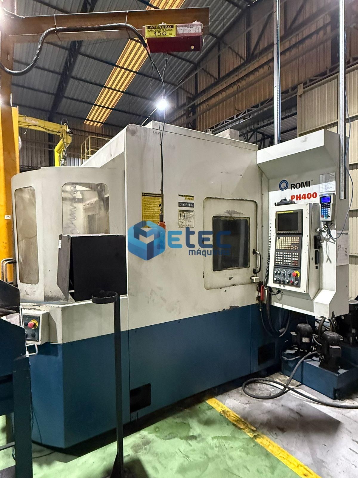 Centro de Usinagem Horizontal Duplo Pallet ROMI PH400