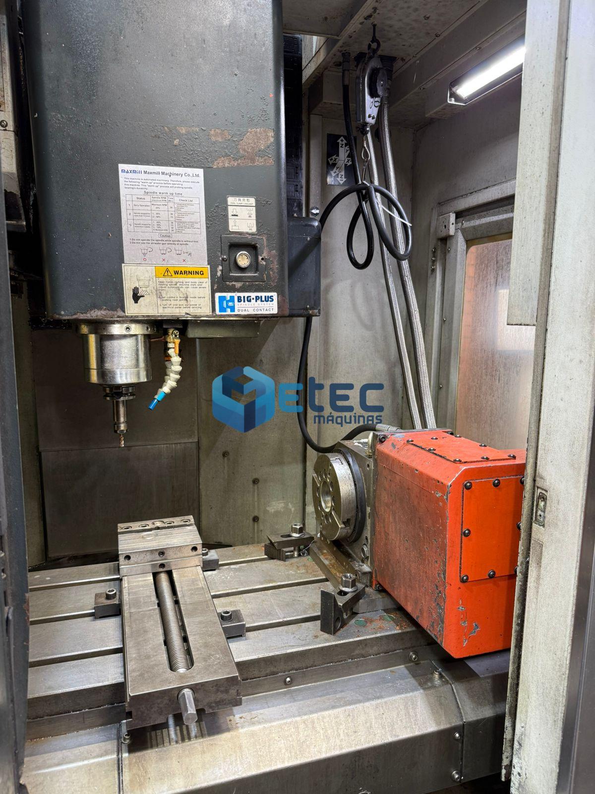 Centro de Usinagem Maxmill QMC600 + 4° Eixo