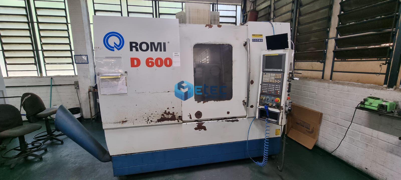 Centro de Usinagem Romi D600