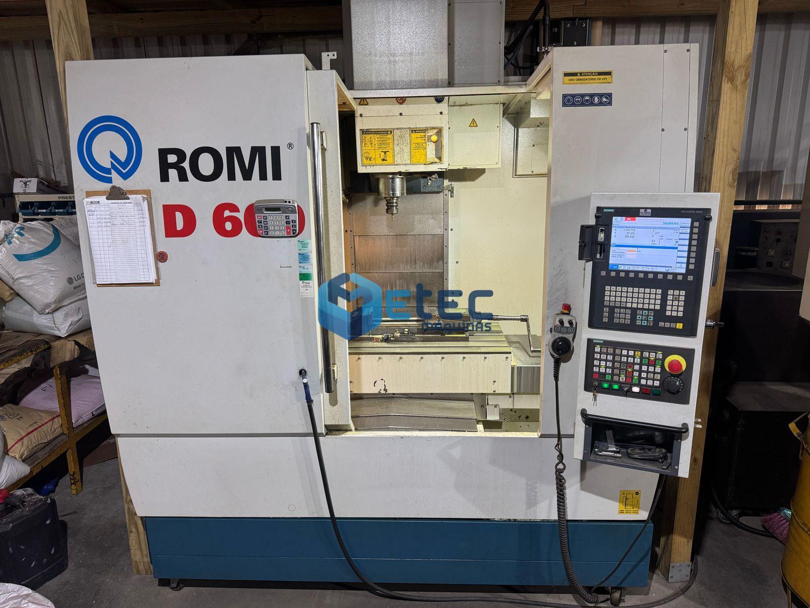 Centro de Usinagem Romi D600