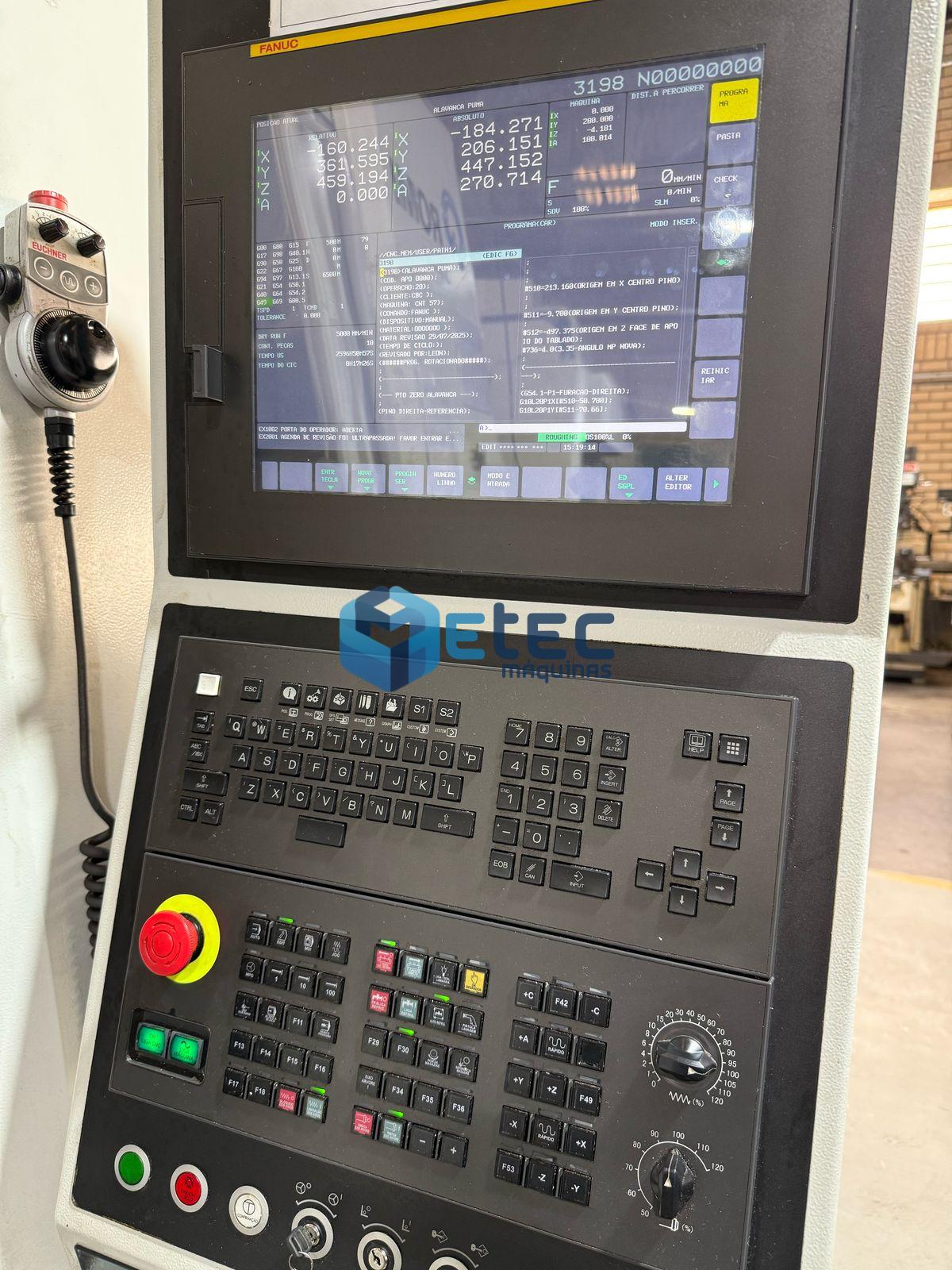 Centro de Usinagem Romi D800