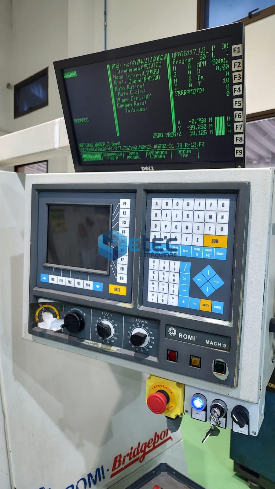 Centro de Usinagem Romi Discovery 4022