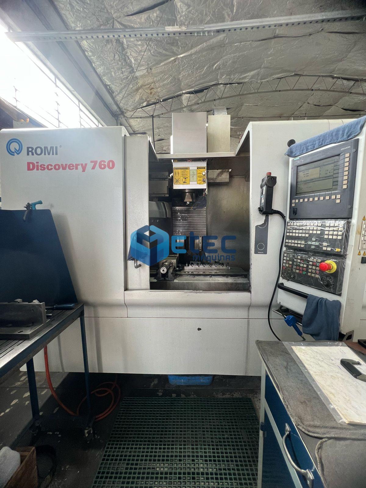 Centro de Usinagem Romi Discovery 760