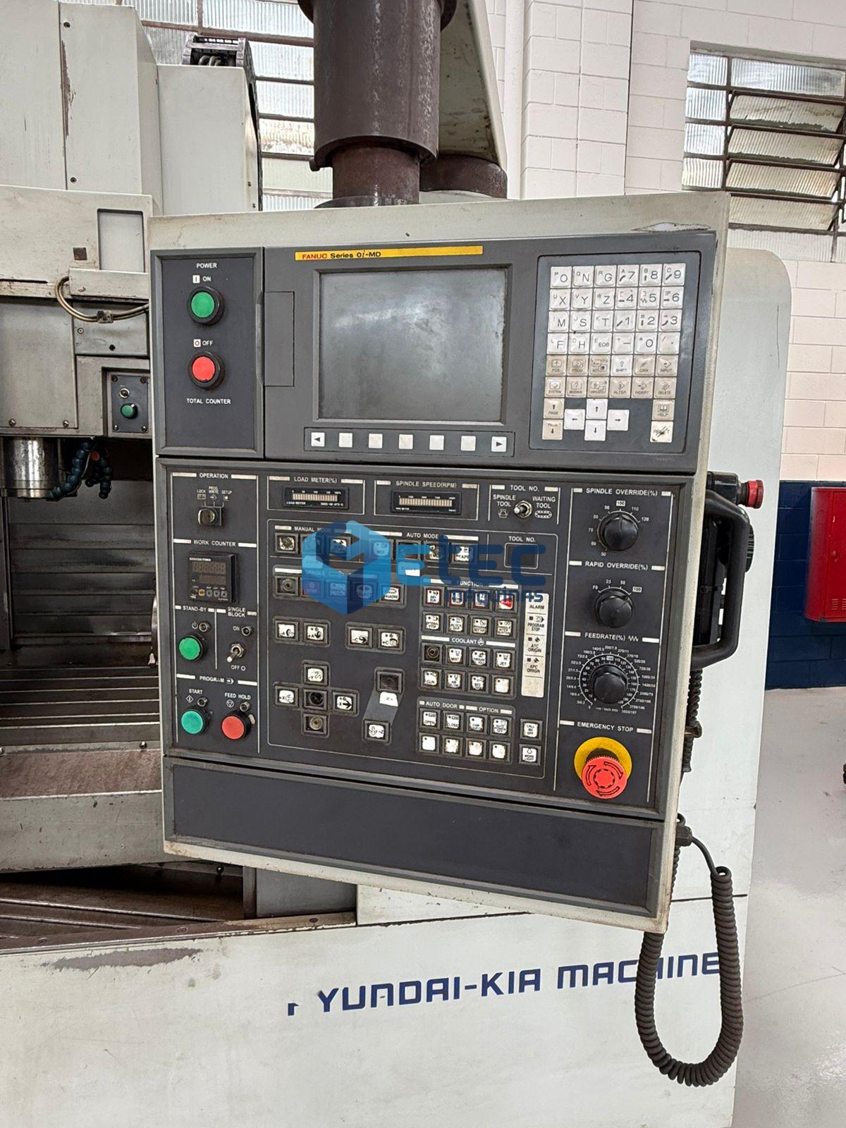 Centro de Usinagem Hyundai VX500 + 4° Eixo