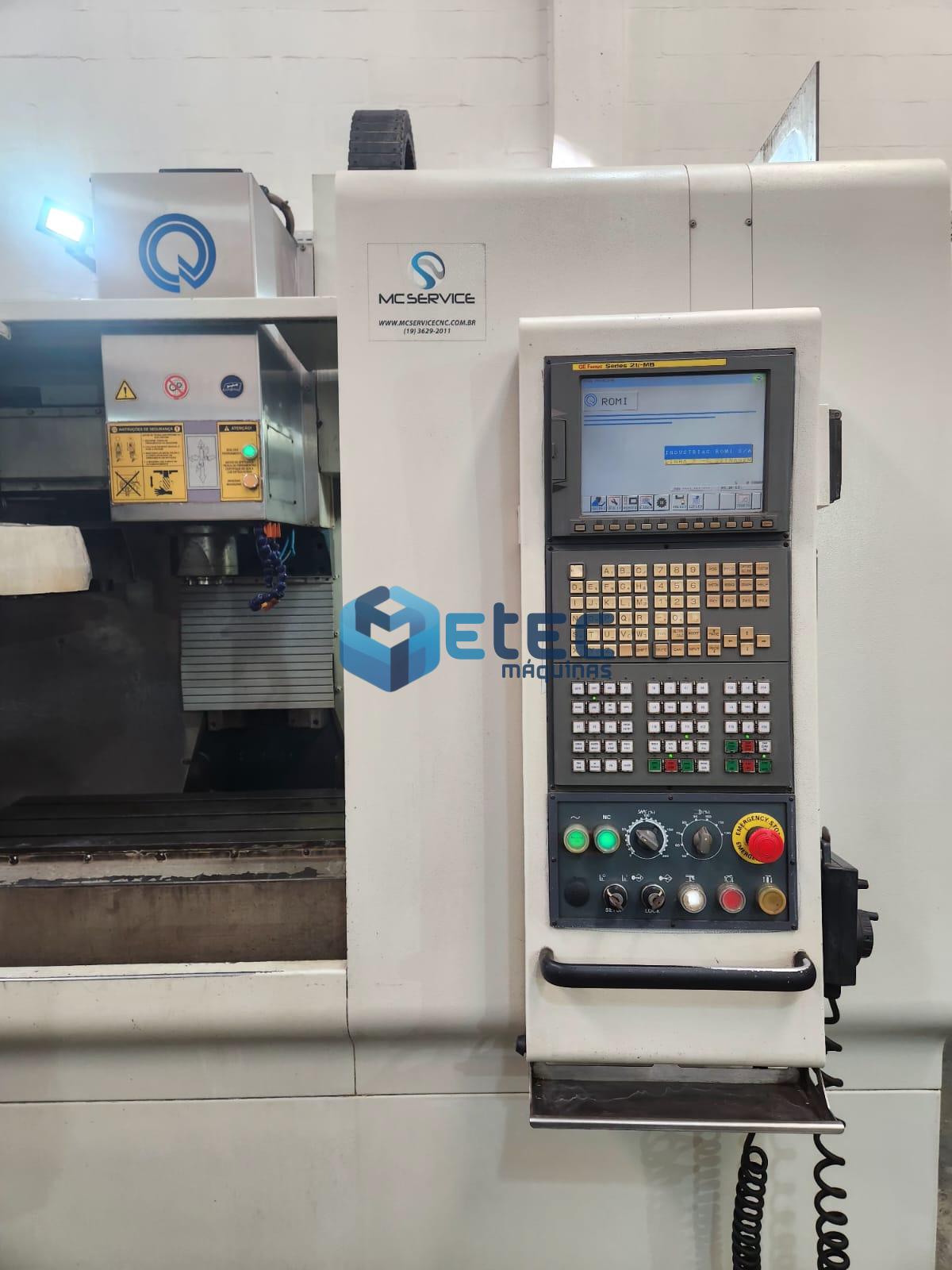 Centro de Usinagem Romi Discovery D760 Fanuc