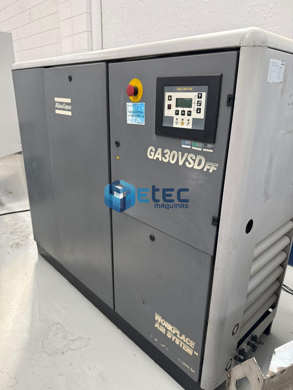 Compressor Parafuso Atlas Copco GA30 VSDff