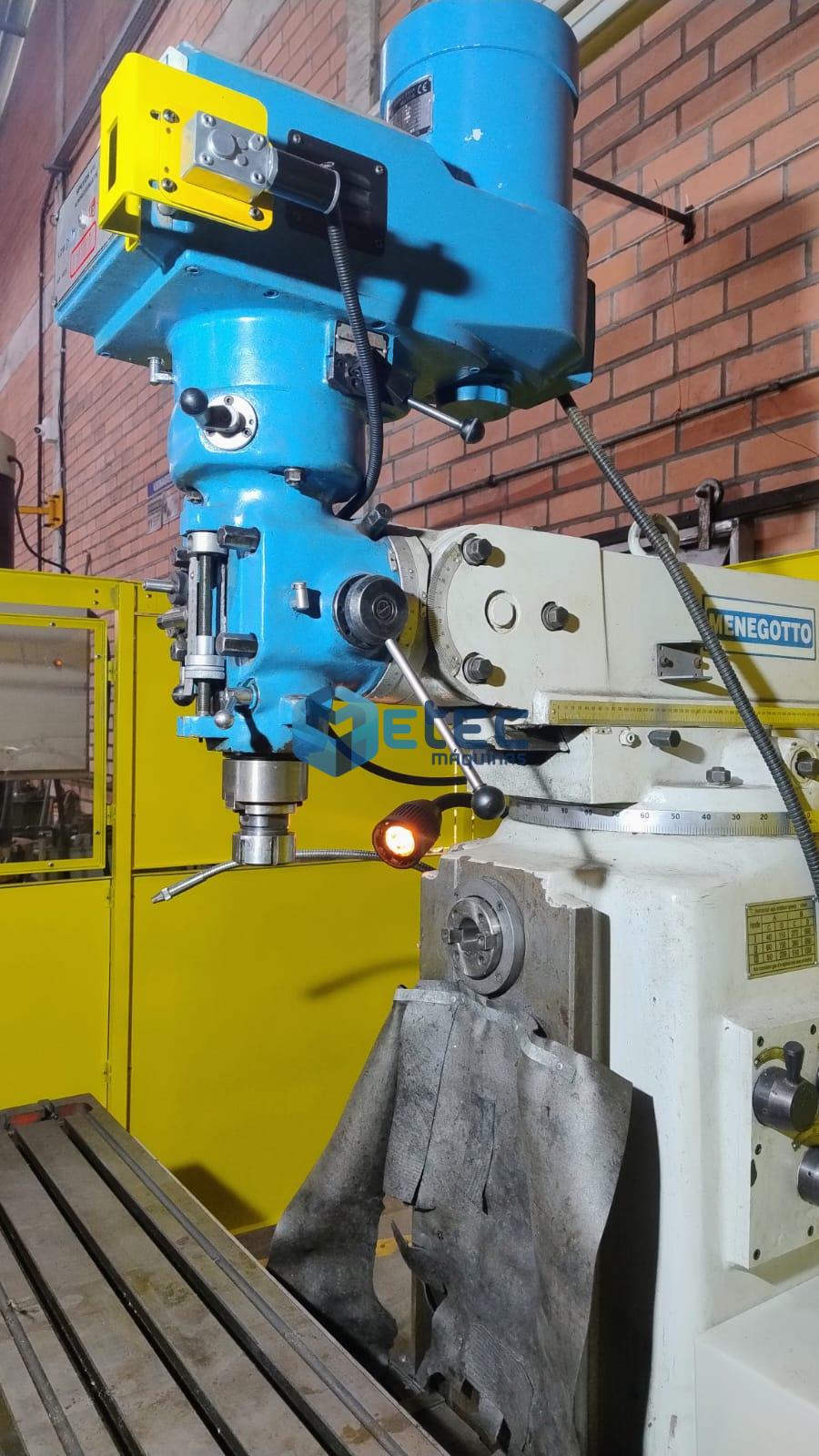 Fresadora Ferramenteira Convencional Menegotto ISO 40 NR12