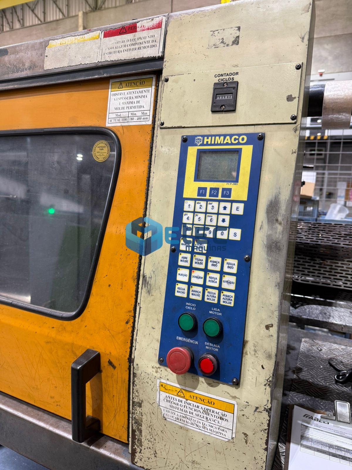 Injetora de Plástico Himaco 110T / 1100-410