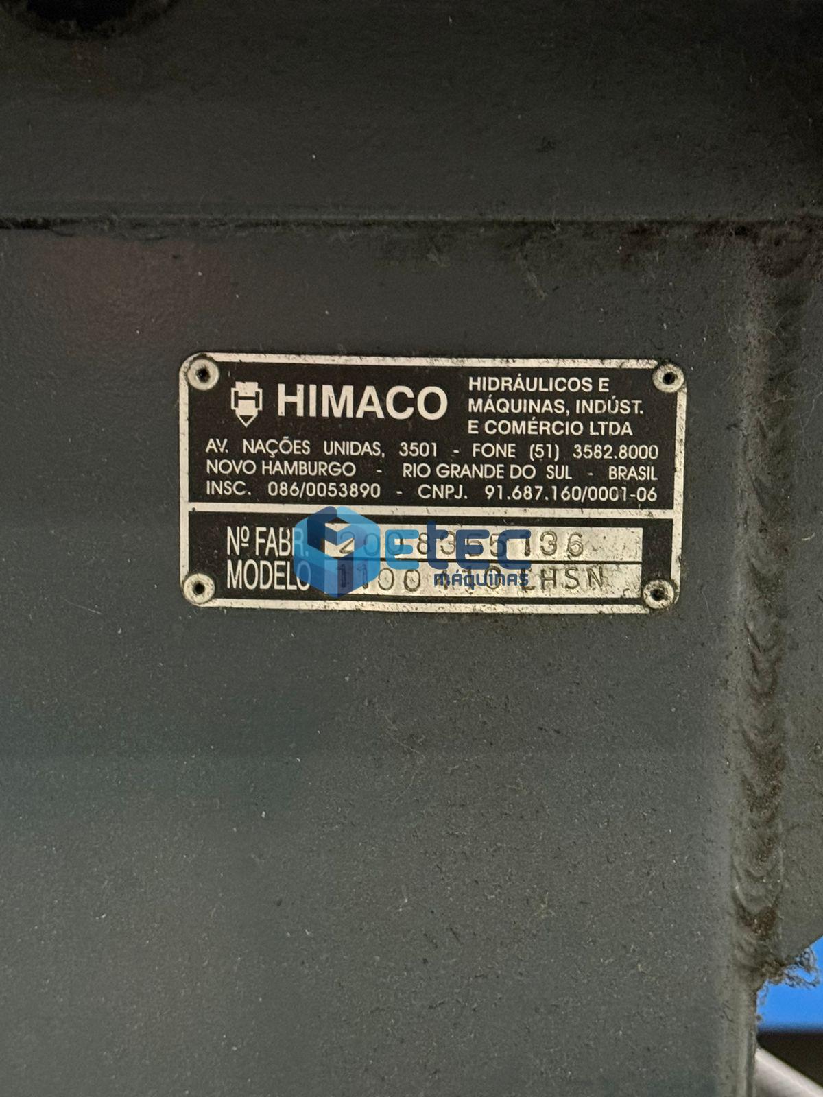 Injetora de Plástico Himaco 110T / 1100-410