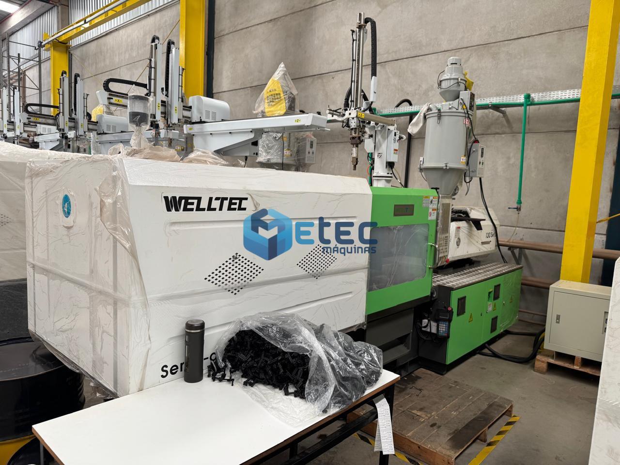 Injetora de Plástico WELLTEC 130Se II - com Robô