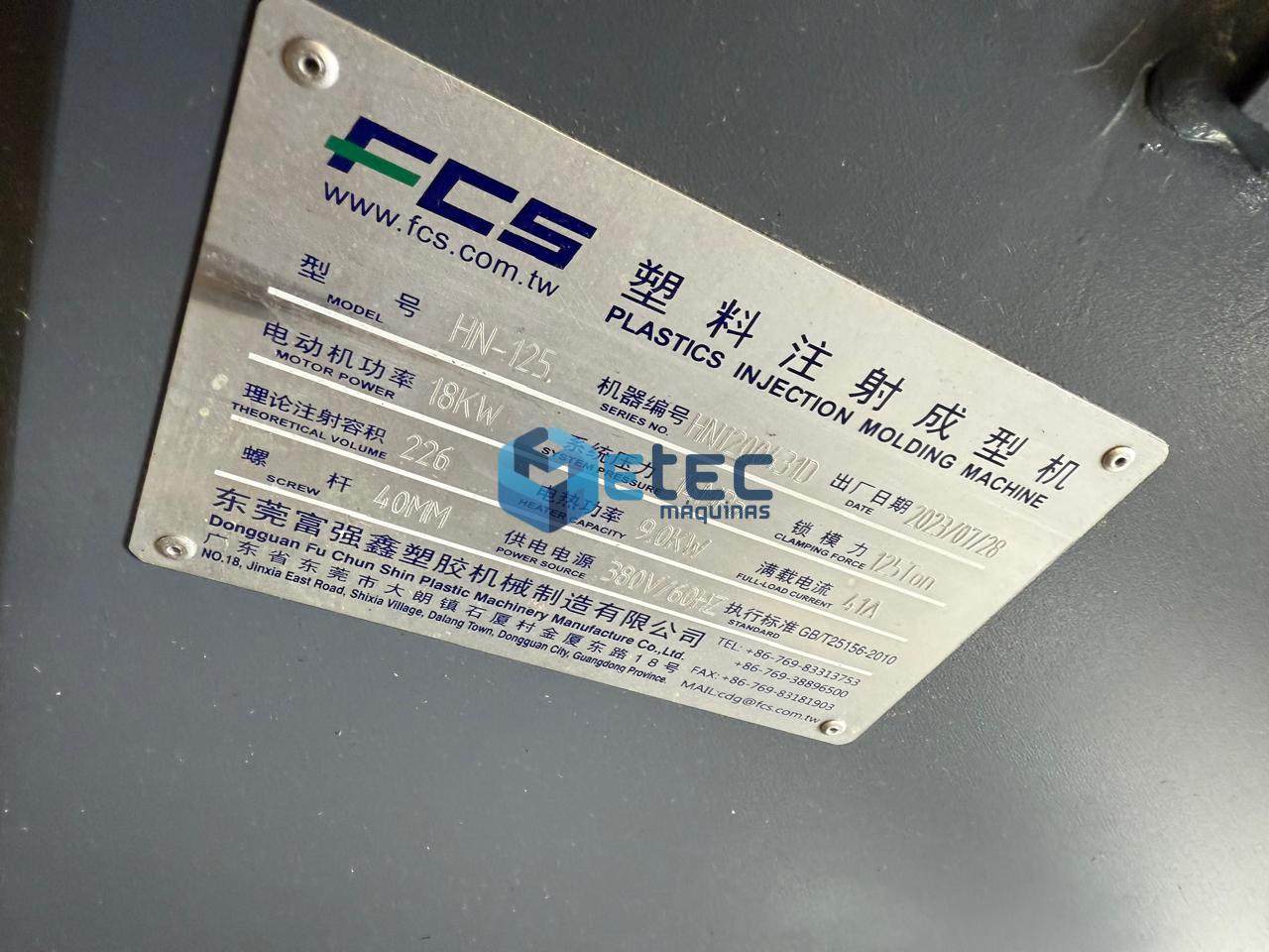 Injetora de Plásticos FCS HN-125