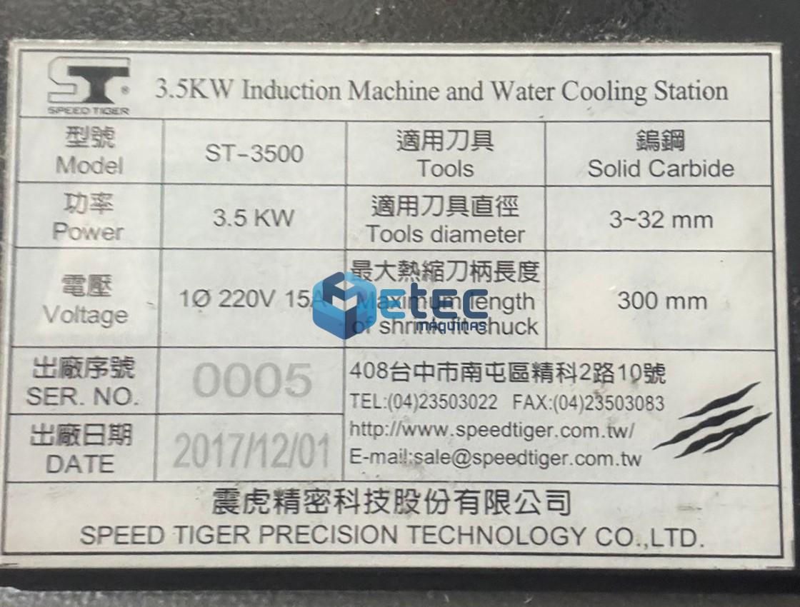 Máquina de Indução Térmica Shrink Fit