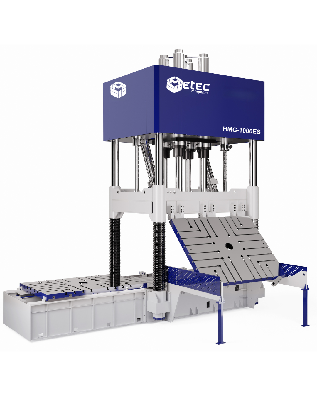 Prensa Hidráulica Ajuste de Moldes ETEC HMG-1000ES
