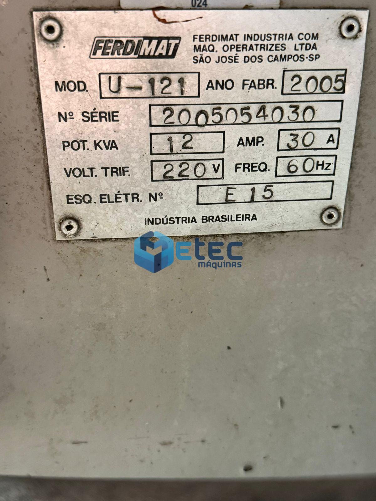 Retífica Cilíndrica Ferdimat U-121