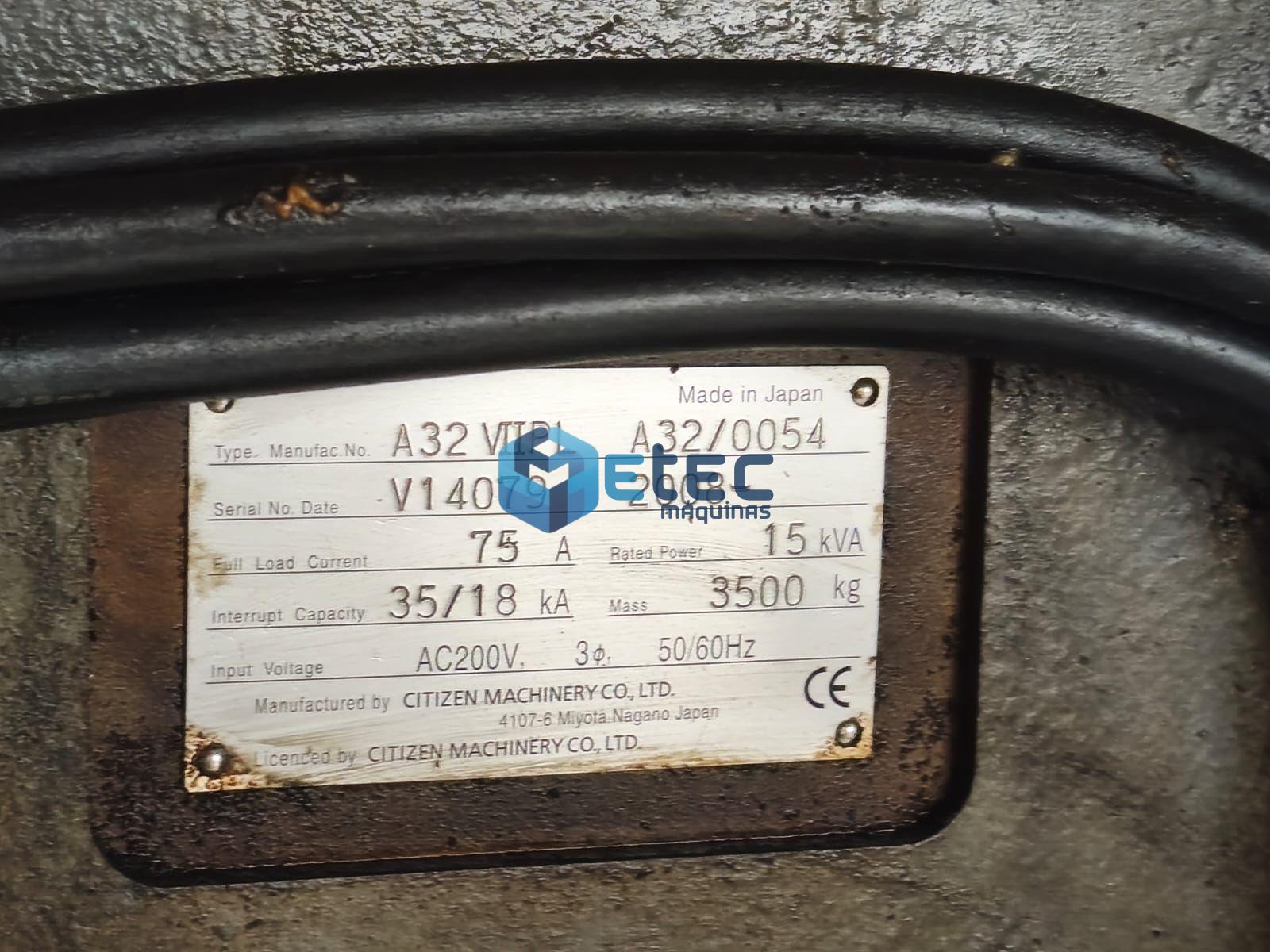 Torno CNC Citizen A32 - VII PL