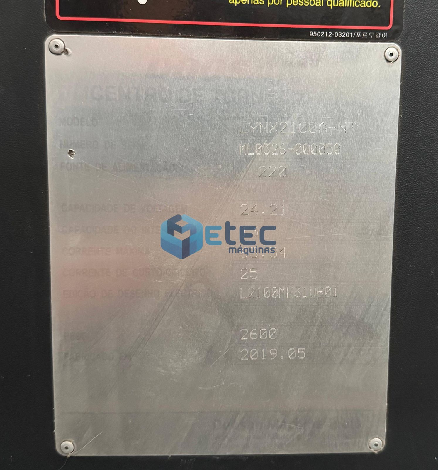 Torno CNC Doosan Lynx 2100