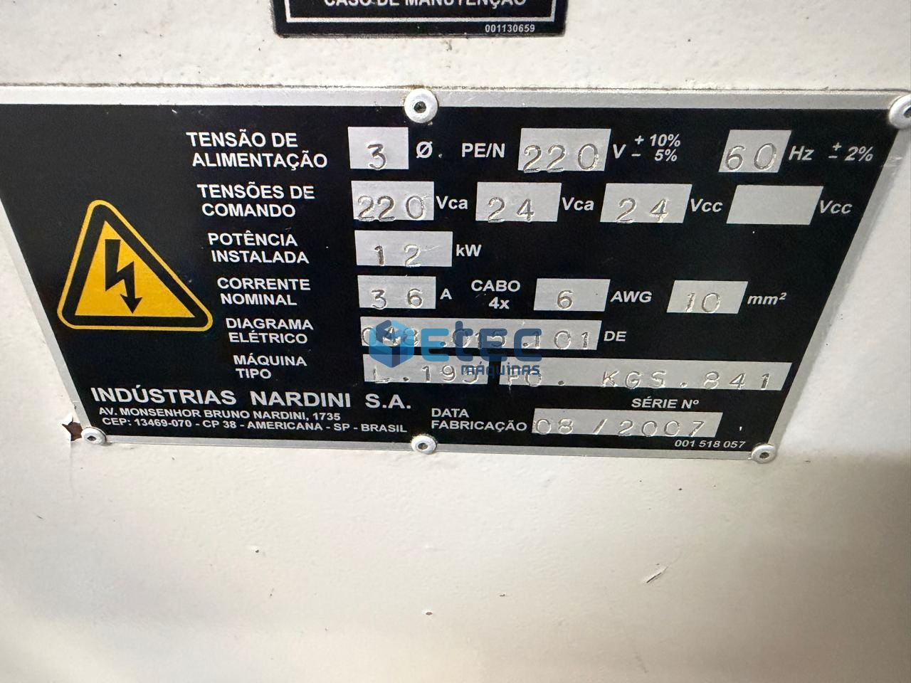 Torno CNC Nardini Logic 195 II