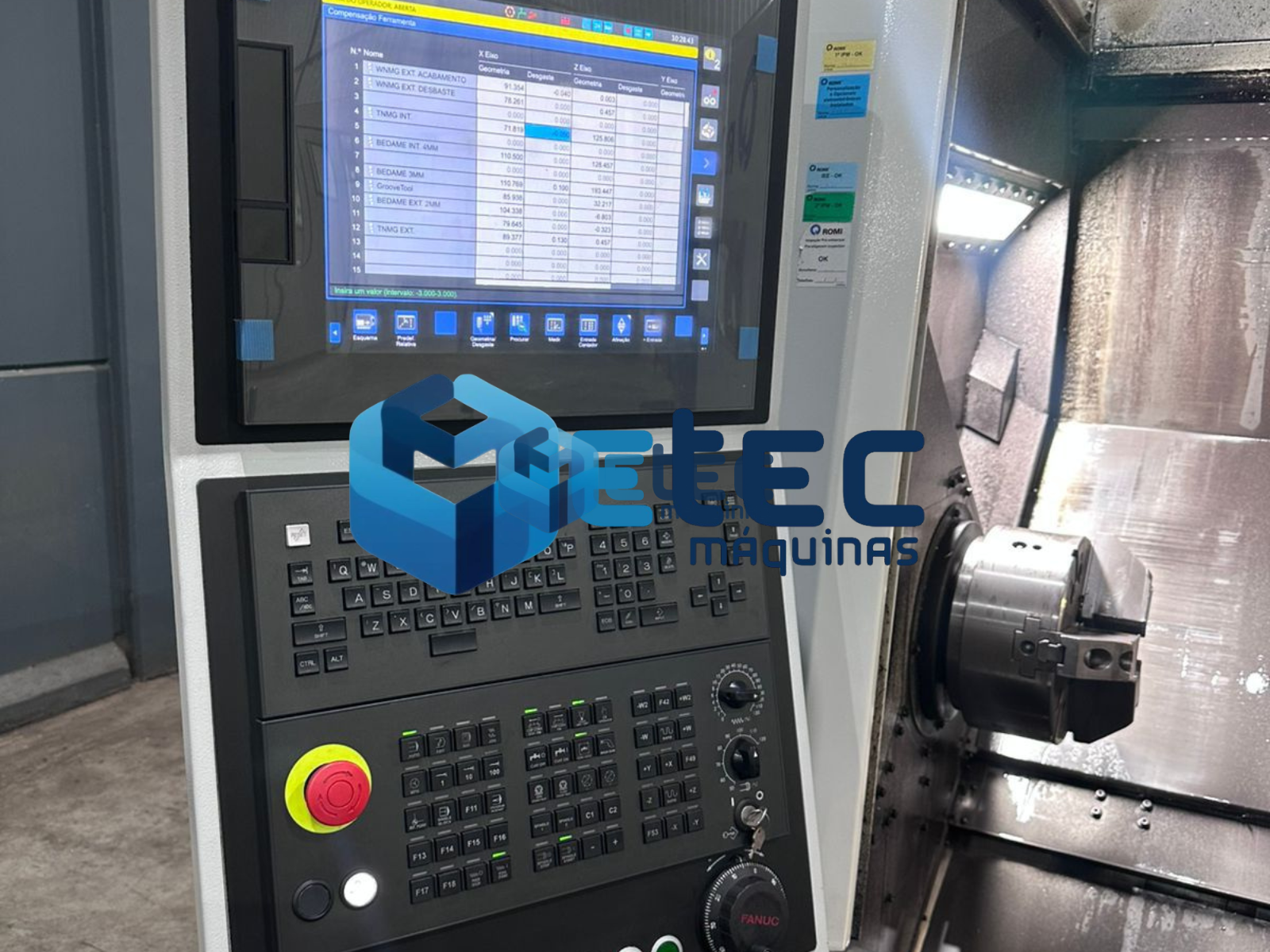 Torno CNC ROMI GL300T