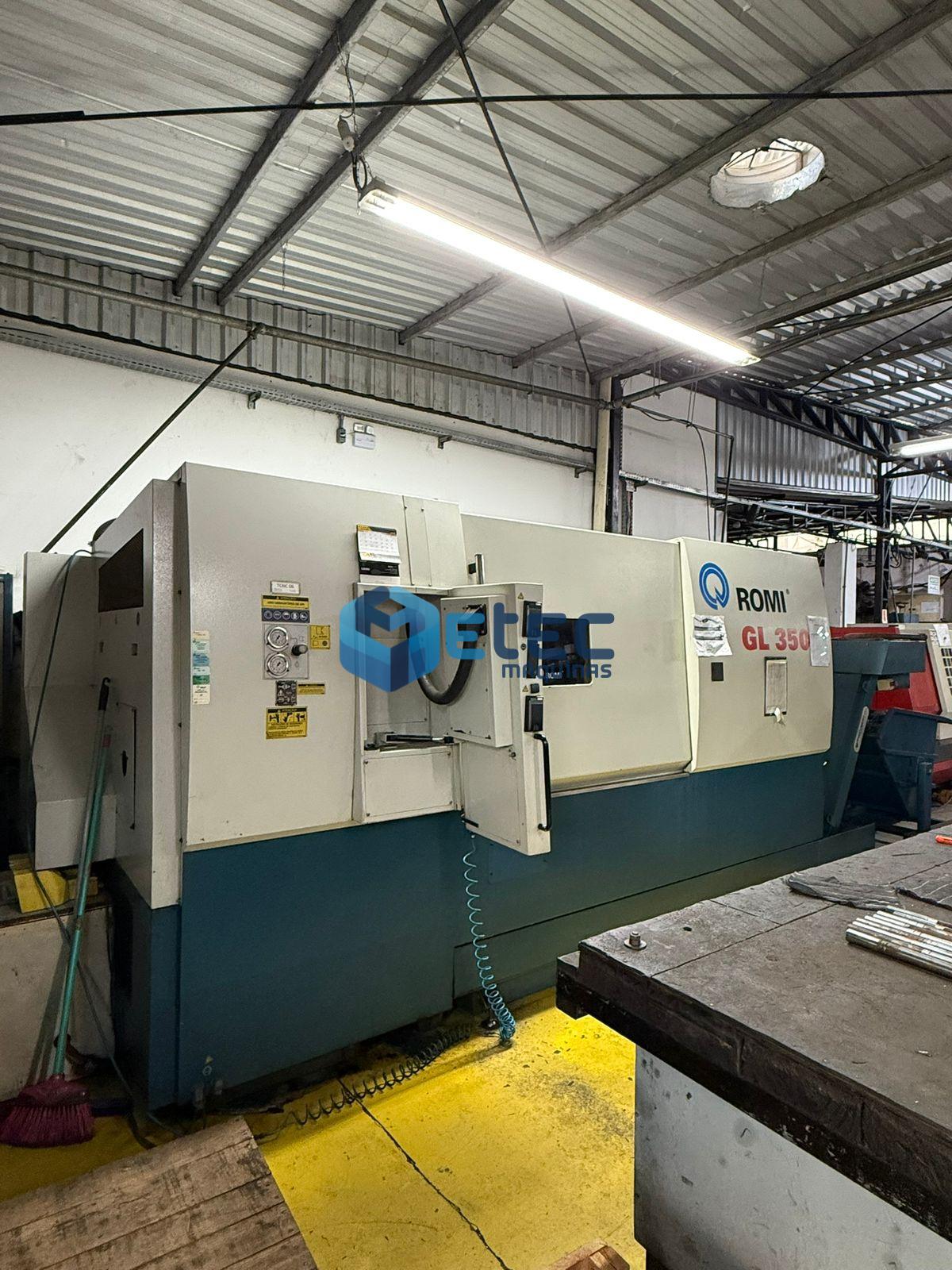 Torno CNC Romi GL350M - Ferramentas Acionadas