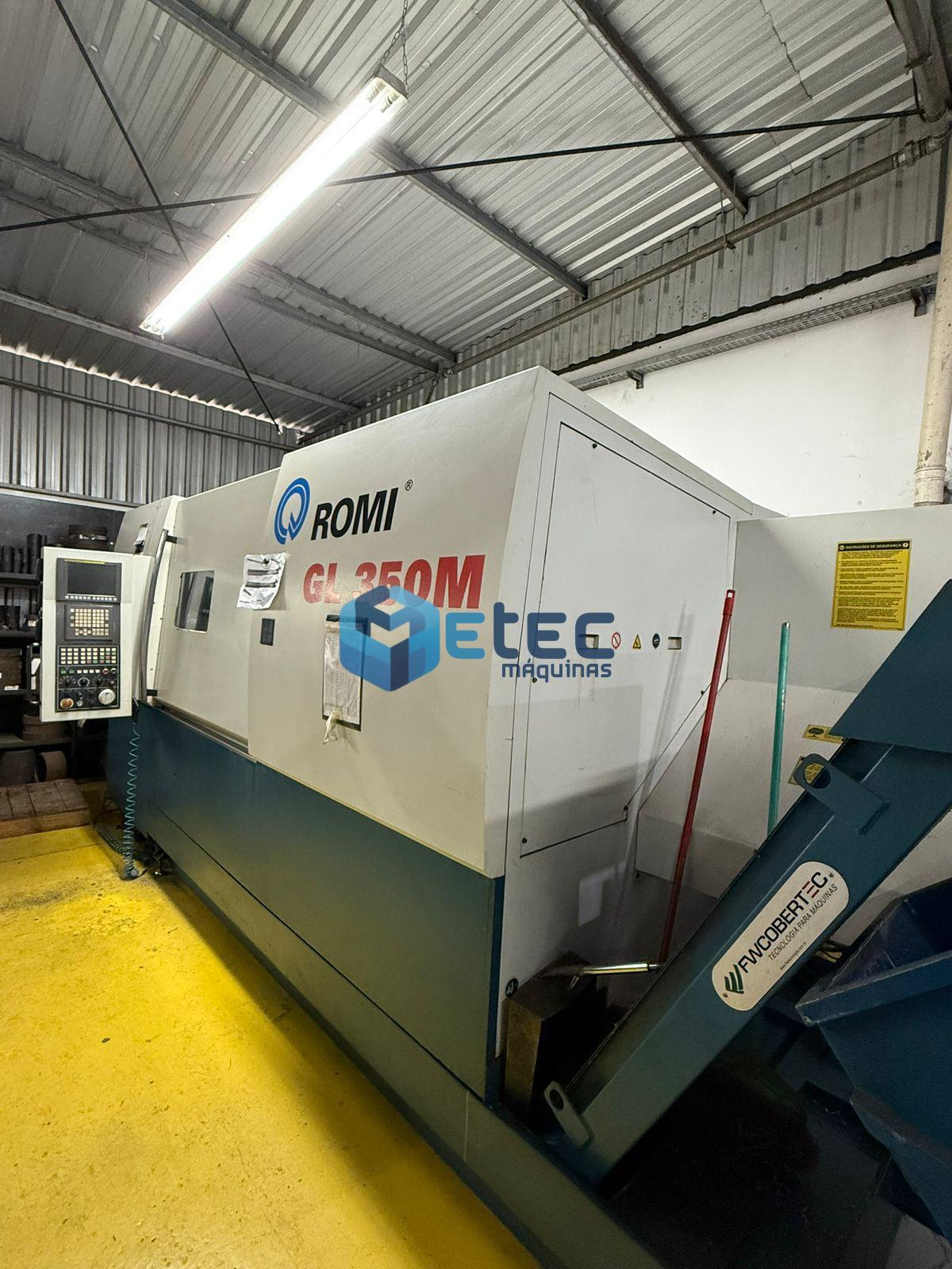 Torno CNC Romi GL350M - Ferramentas Acionadas