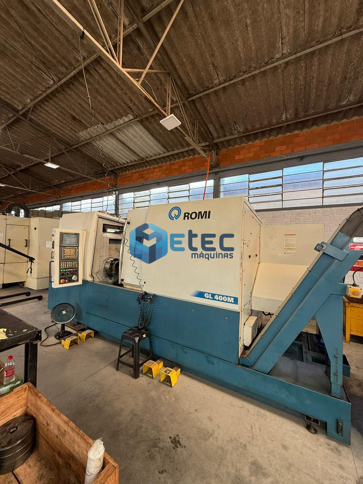 Torno CNC Romi GL400M - Ferramentas Acionadas