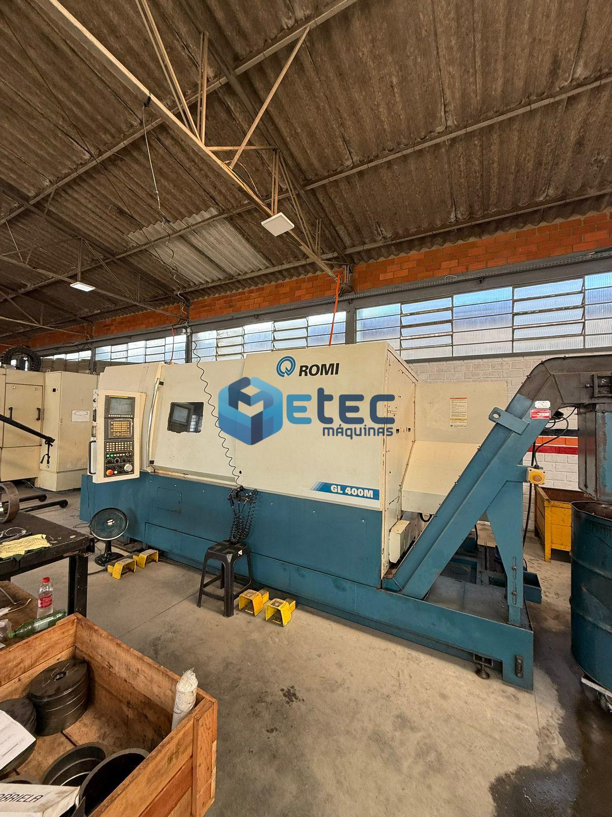 Torno CNC Romi GL400M - Ferramentas Acionadas