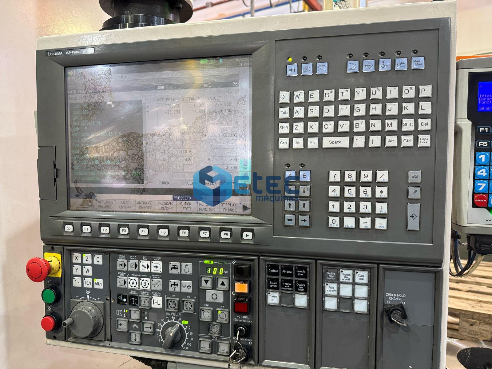 Torno CNC Vertical Okuma V40-R