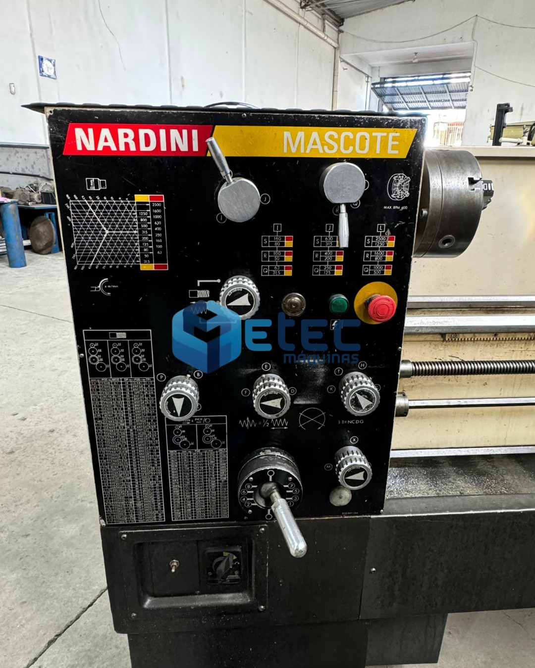 Torno Convencional Nardini Mascote MS-205