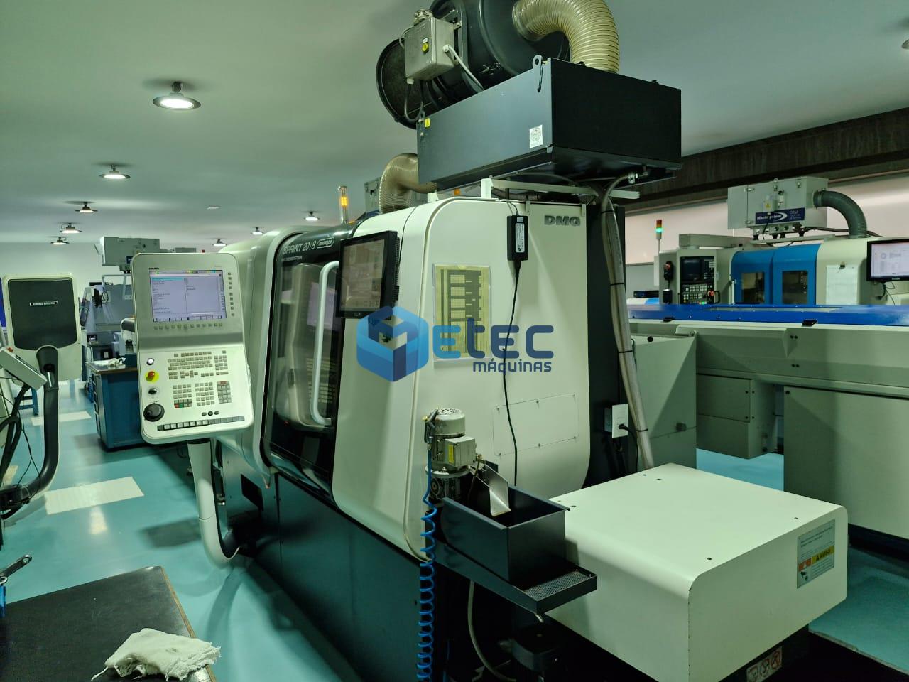 Centro de Torneamento Cabeçote Móvel DMG Sprint 20/8 Linear