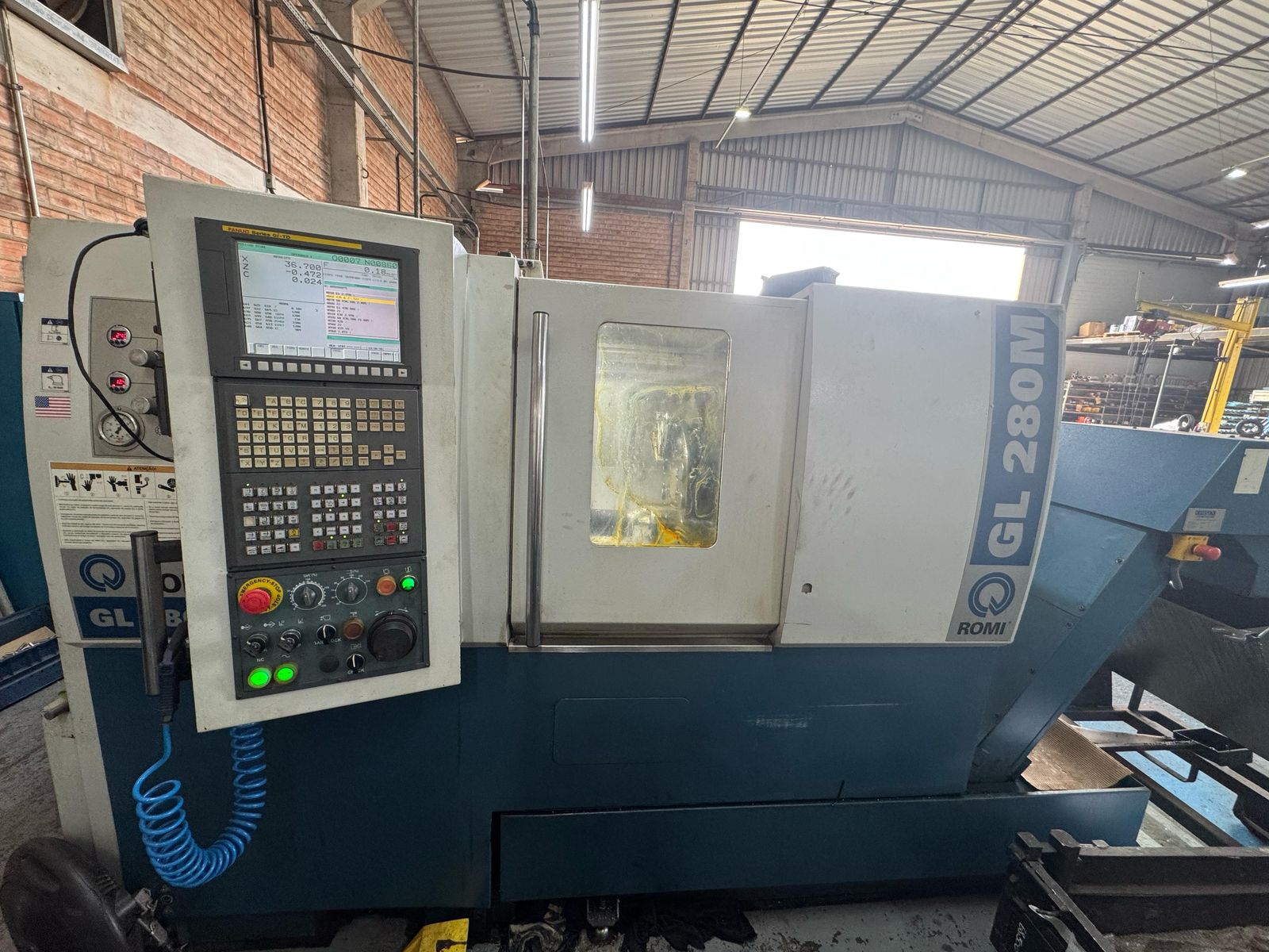 Centro de Torneamento Romi GL280M - Com Ferramentas Acionadas