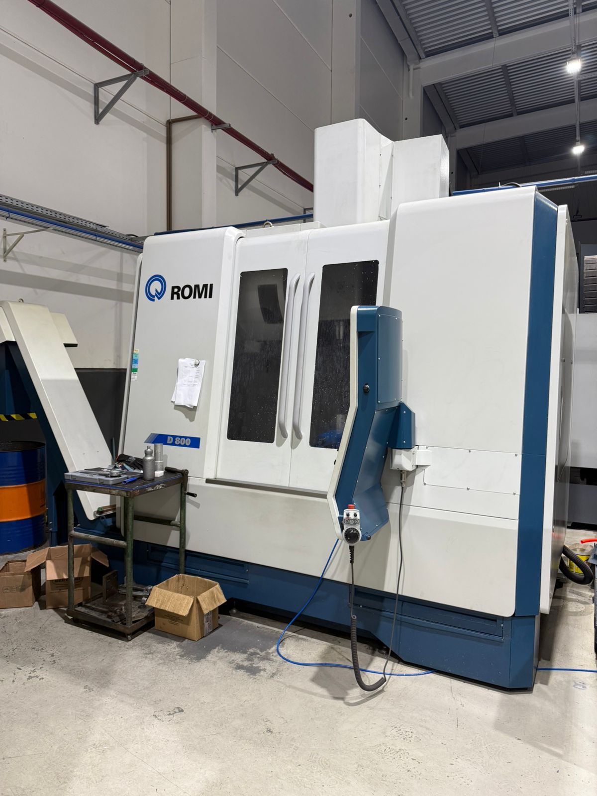 Centro de Usinagem Romi D800 + 4° Eixo - Nova Geração