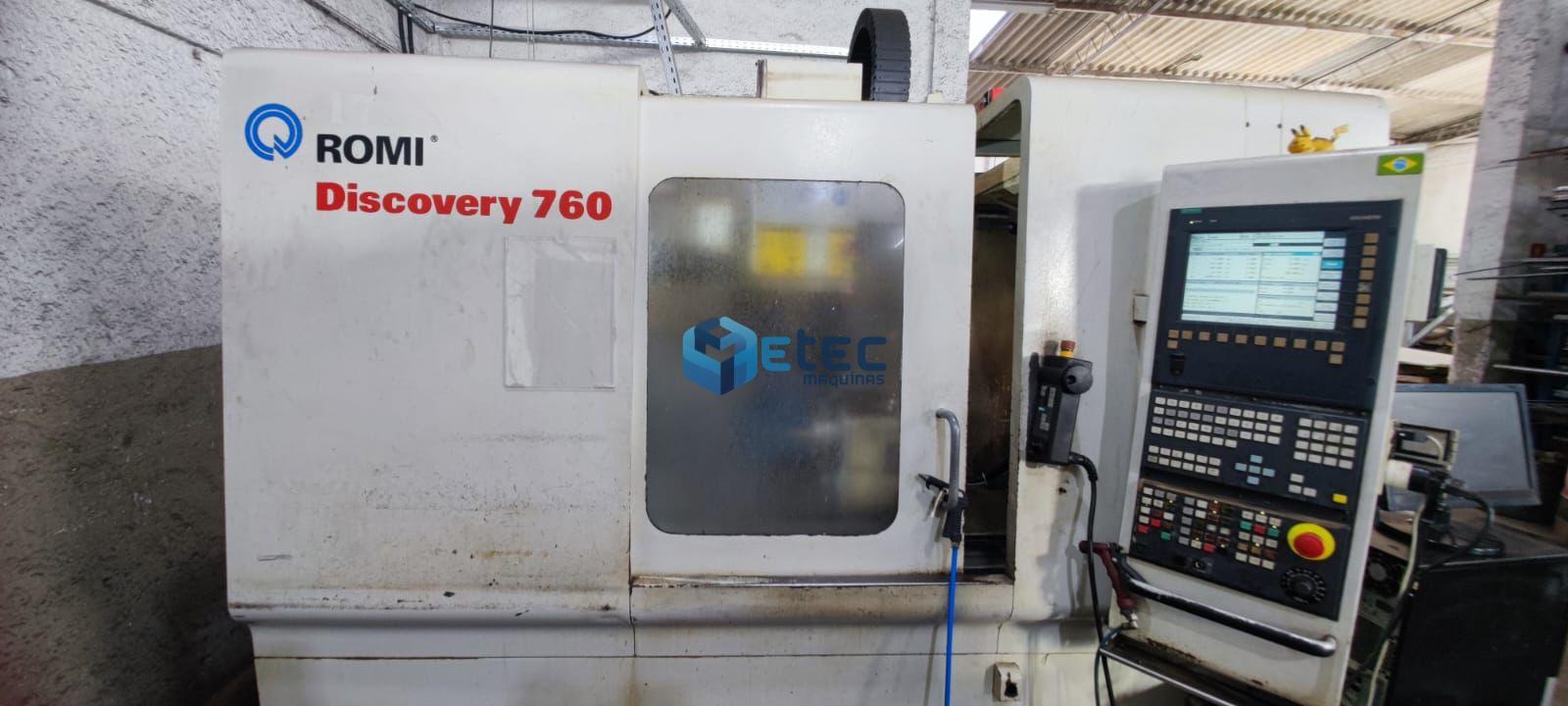 Centro de Usinagem Romi Discovery 760 + 4° Eixo