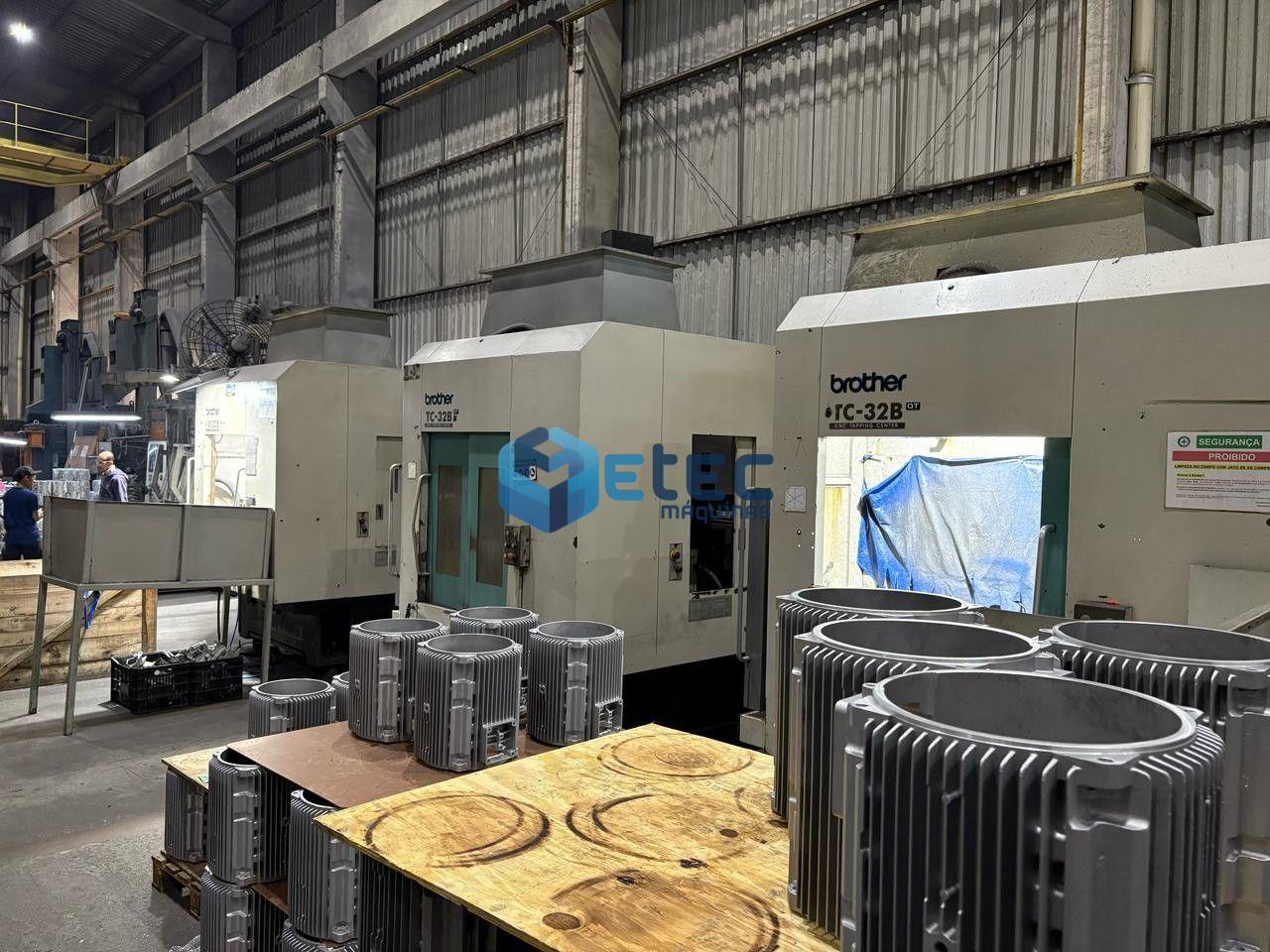 Centro de Usinagem Vertical Duplo Pallet Brother TC-32BN QT