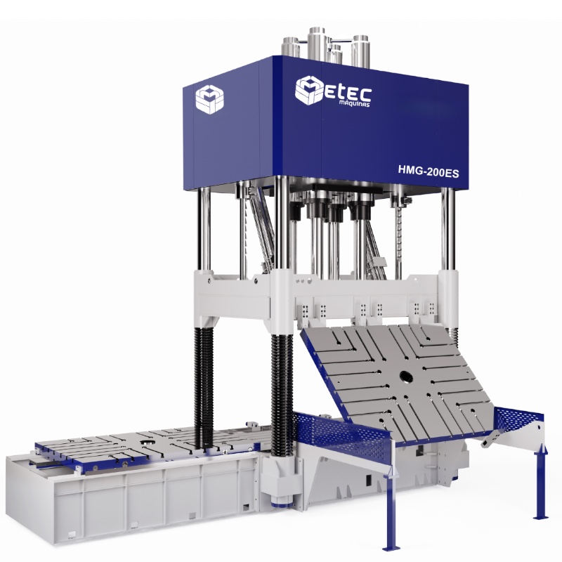 Prensa Hidráulica Ajuste de Moldes ETEC HMG-200ES