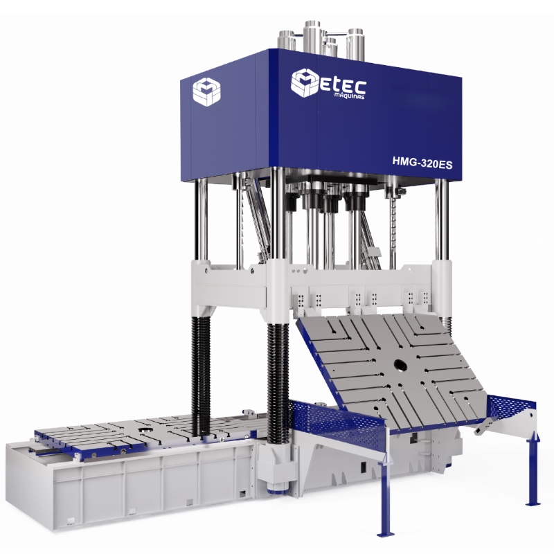Prensa Hidráulica Ajuste de Moldes ETEC HMG-320ES