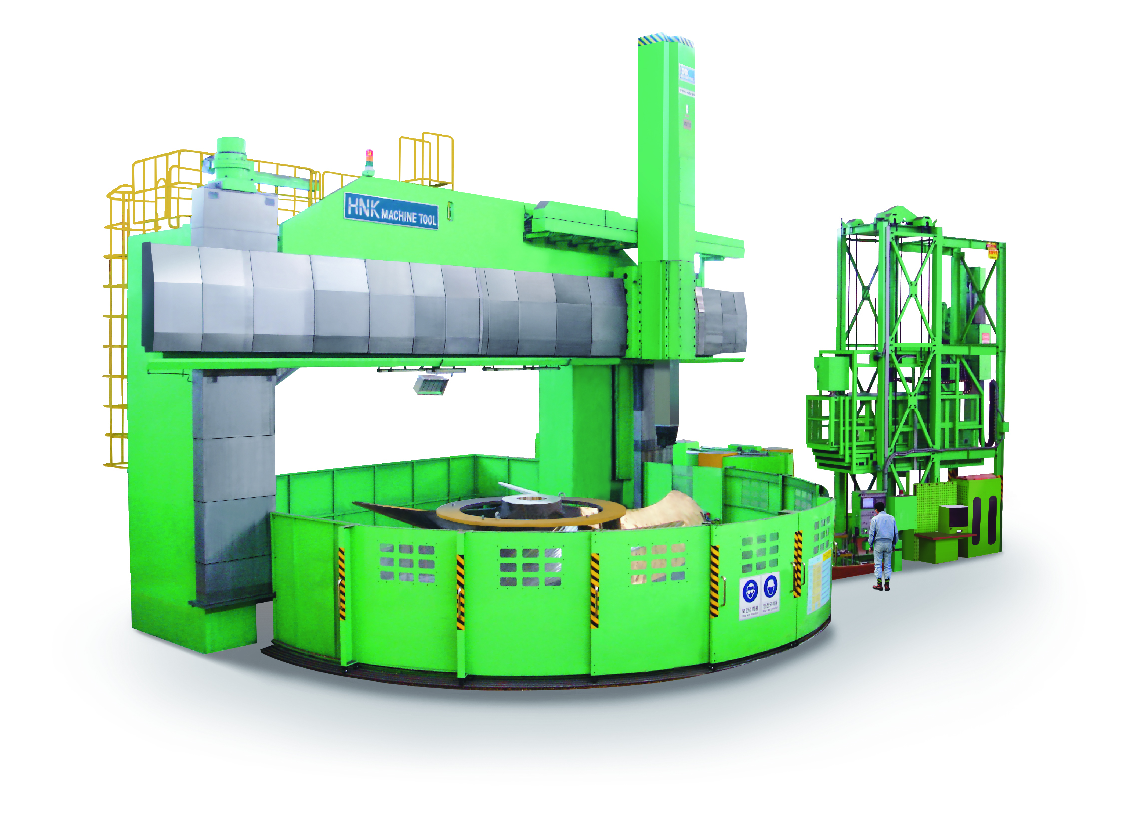 Torno CNC Vertical HNK VTC-100/160 + Ferramentas Acionadas