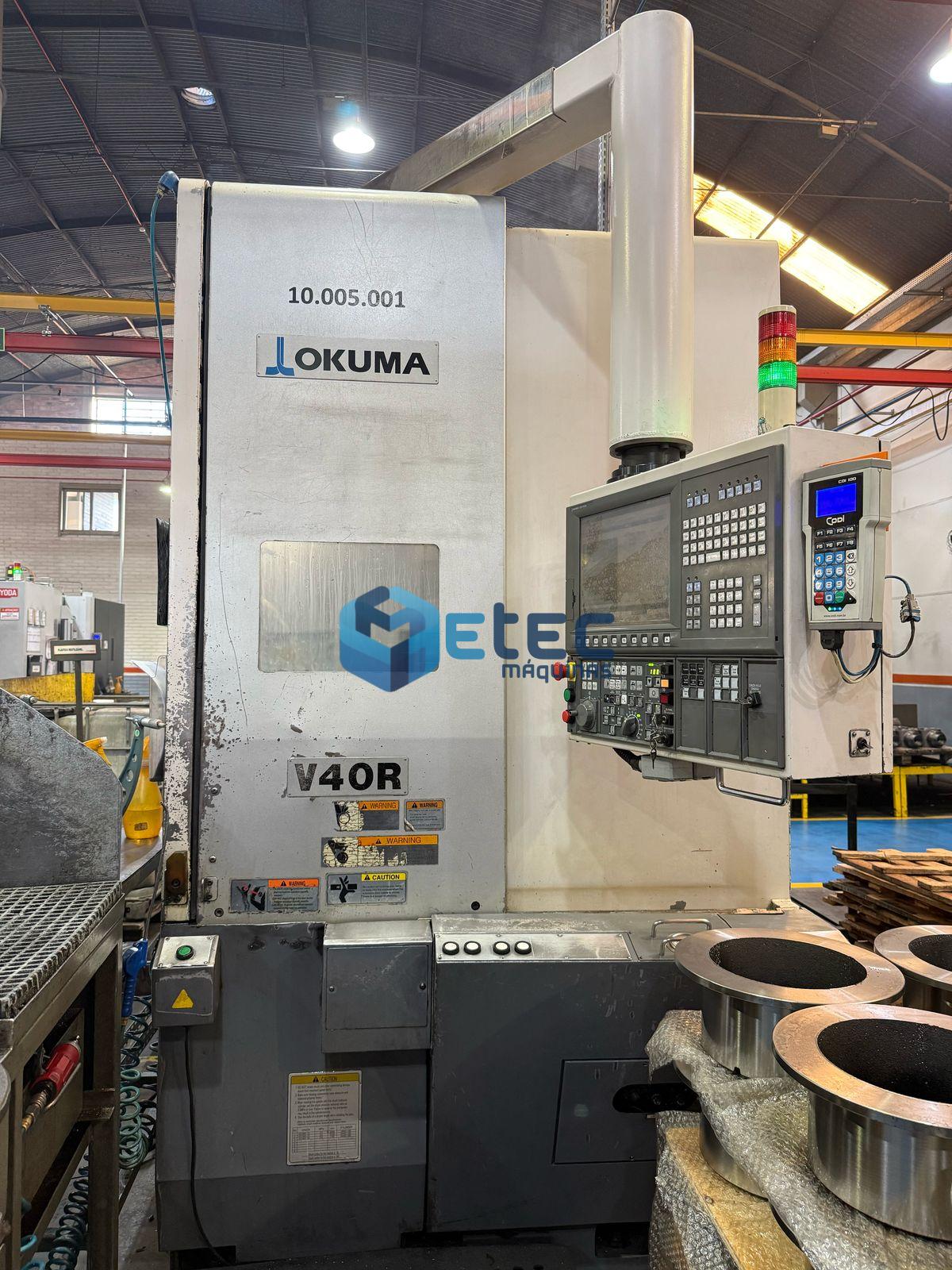 Torno CNC Vertical Okuma V40-R